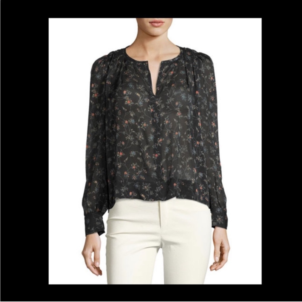 Isabel Marant Silk Floral Print Blouse